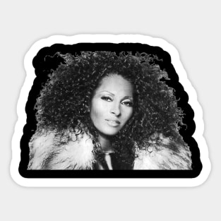 Pam Grier, Retro, Vintage Sticker